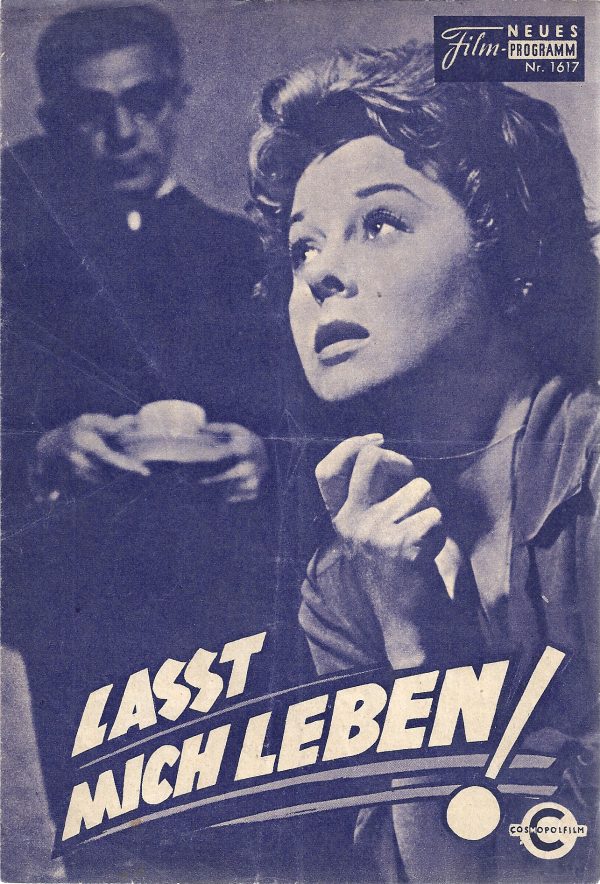 1617: Lasst mich leben (Robert Wise) Susan Hayward, Simon Oakland, Virginia Vincent, Theodore Bikel, Wesley Lau, Philip Coolidge, Lou Krugman, James Philbrook, Joe de Santis, John Marley