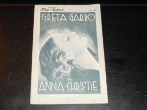 IFK: Nr: 140 : Anna Christie Greta Garbo Theo Shall