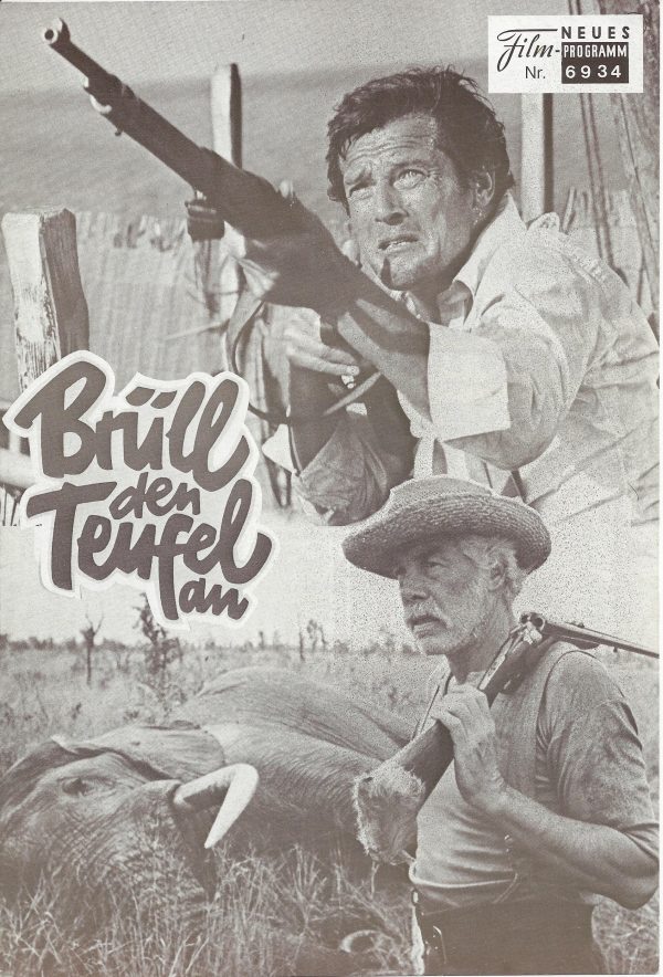 6934: Brüll den Teufel an, Lee Marvin, Roger Moore, Barbara Parkins, Ian Holm, Horst Janson,