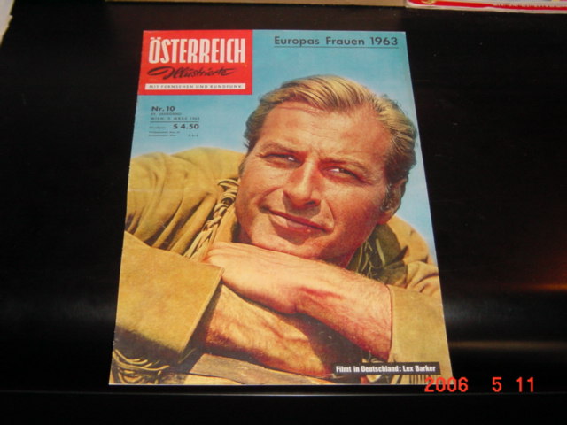 a: Österreich Ill.1963/10: Lex Barker ( Old Shatterhand ) Cover