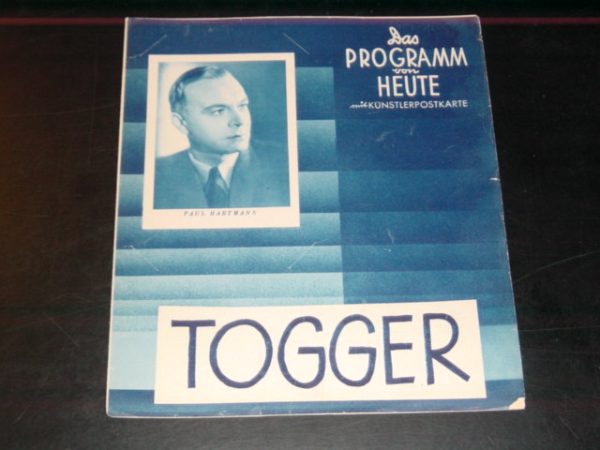 1080: Togger, Paul Hartmann, Renate Müller, Paul Otto,