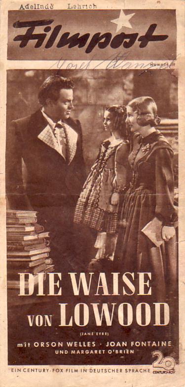 119: Die Waise von Lowood, Orson Welles, Joan Fontaine,