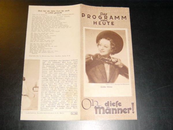 1782: Oh diese Männer ! Grethe Weiser, Paul Hörbiger,