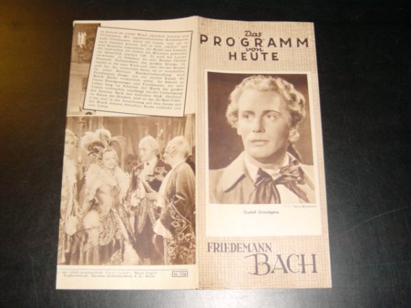 1734: Friedemann Bach, Gustav Gründgens, Eugen Klöpfer,