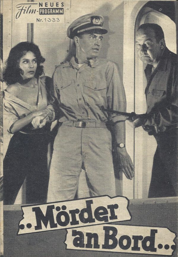 1333: Mörder an Bord (Andrew L. Stone) James Mason, Dorothy Dandridge, Broderick Crawford, Stuart Whitman, Katherine Bard, Jack Kruschen, John Gallaudet, Barney Phillips, David R. Cross, Harry Bartell, Joeal Fluellen, Guy Kingford