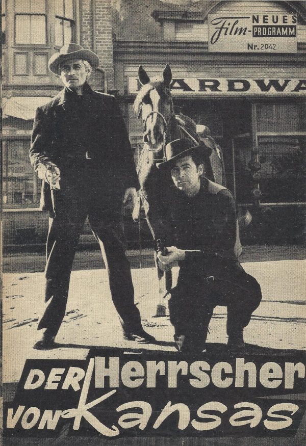 2042: Der Herrscher von Kansas (Melvin Frank) Jeff Chandler, Fess Parker, Nicole Maurey, Henry Silva, Herbert Rudley, Jimmy Carter, Shari Lee Bernath, Leo Gordon, Don Megowan