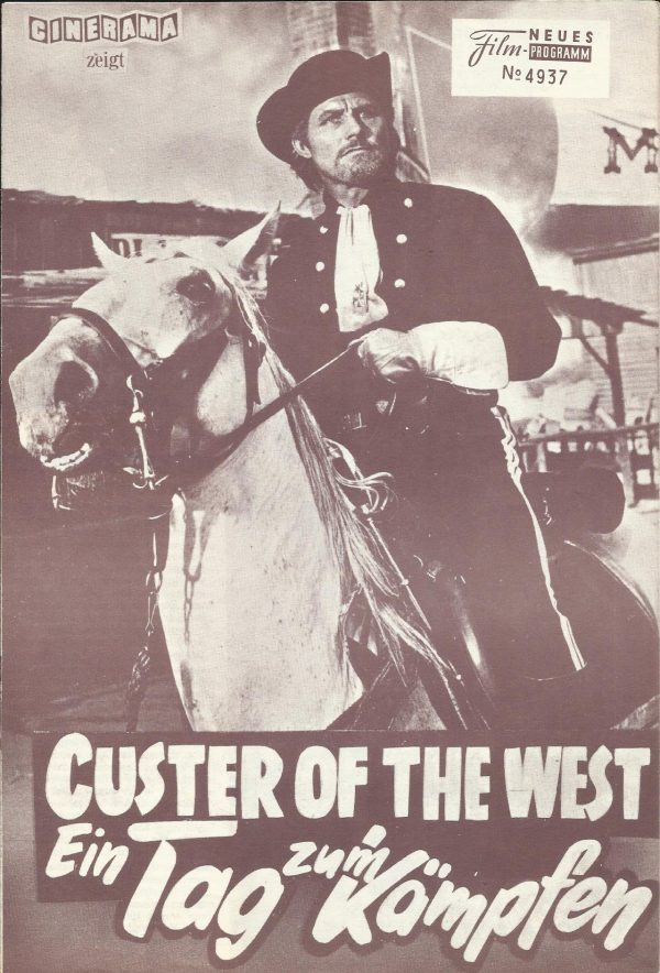 4937: Custer - Ein Tag zum Kämpfen ( Robert Siodmak ) Robert Shaw, Robert Ryan, Mary Ure, Jeffrey Hunter, Ty Hardin, Robert Hall,