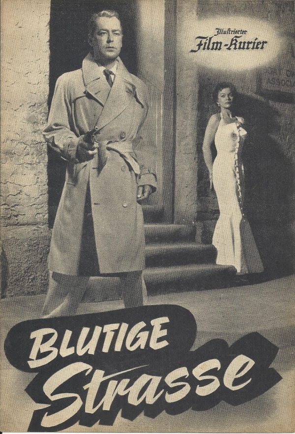 2632: Blutige Strasse ( Frank Tuttle ) Alan Ladd, Edward G. Robinson, Joanne Dru, Fay Wray,