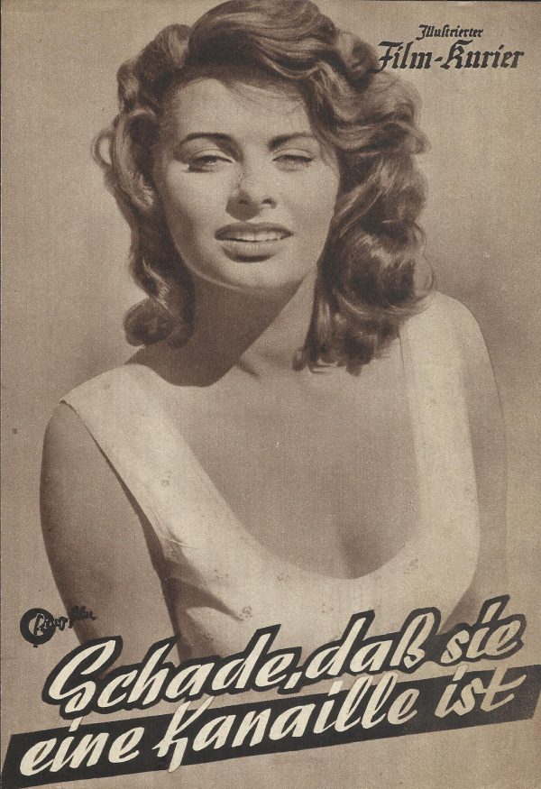 2422: Schade, daß sie eine Kanaille ist, Sophia Loren,