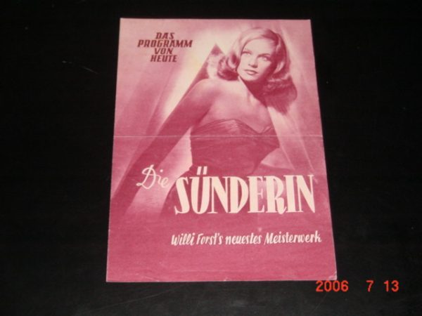 05: Die Sünderin, Hildegard Knef, Gustav Fröhlich,