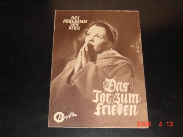 12: Das Tor zum Frieden, Paul Hartmann, Vilma Degischer,
