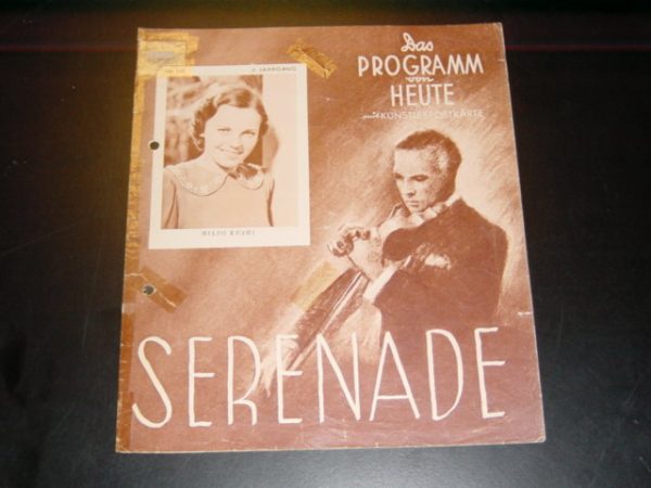 1208: Serenade ( Willy Forst ) Hilde Krahl, Hans Junkermann,