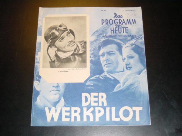 1332: Der Werkpilot, Clark Gable, Myrna Loy, Spencer Tracy,