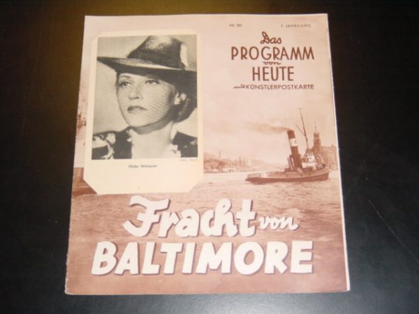 1364: Fracht von Baltimore, Hilde Weissner, Attila Hörbiger,