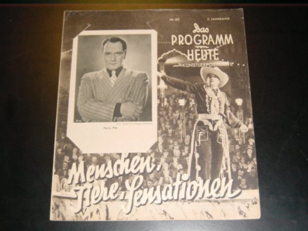 1372: Menschen, Tiere, Sensationen ( Zirkus ) Harry Piel,