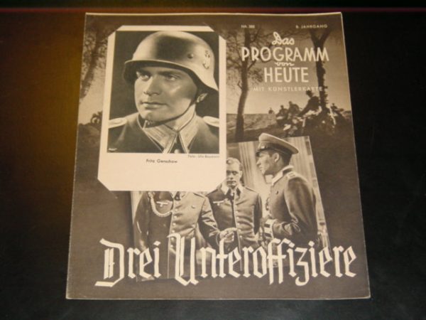 1451: Drei Unteroffiziere ( Propaganda WWII ) Fritz Genschow,