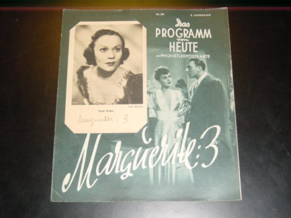 1454: Marguerite:3 ( Theo Lingen ) Gusti Huber, Hans Holt,