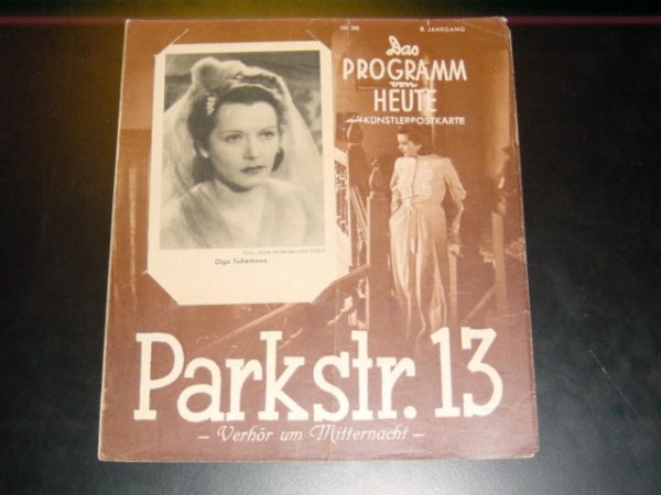 1455: Parkstrasse 13, Olga Tschechowa, Ivan Petrovich,