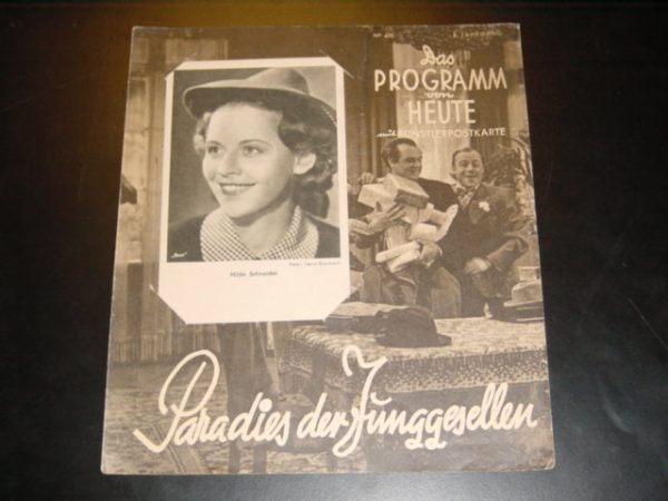 1498: Paradies der Junggesellen, Heinz Rühmann, H. Schneider,
