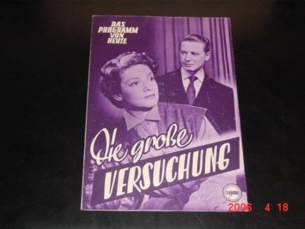 184: Die grosse Versuchung, Ruth Leuwerik, Dieter Borsche,