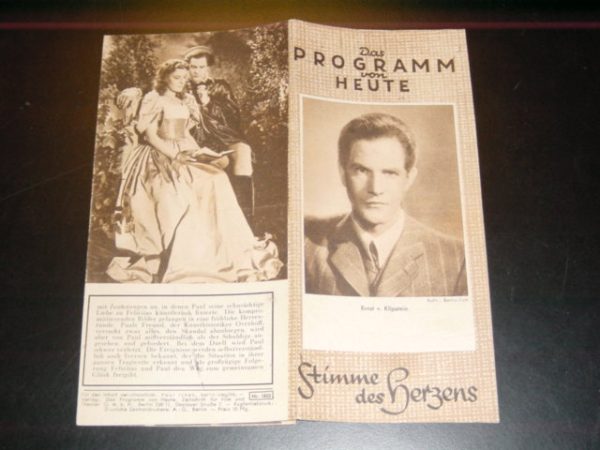 1853: Stimme des Herzens, Ernst v Klipstein, Marianne Hoppe,