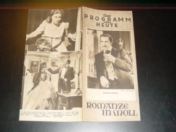 1862: Romanze in Moll, Ferdinand Marian, Marianne Hoppe,