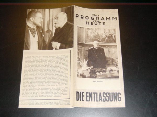 1847: Die Entlassung, Emil Jannings, Margarete Schön,
