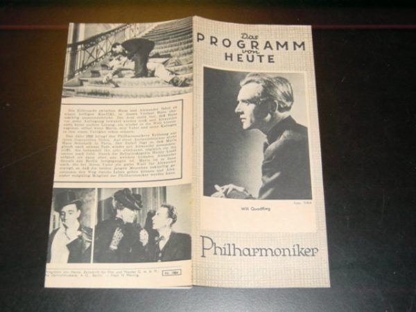 1884: Philharmoniker ( Paul Verhoeven ) Will Quadflieg,