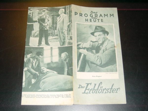 PvH: Der Erbförster, Fritz Wagner, Eugen Klöpfer, H. Wendler,