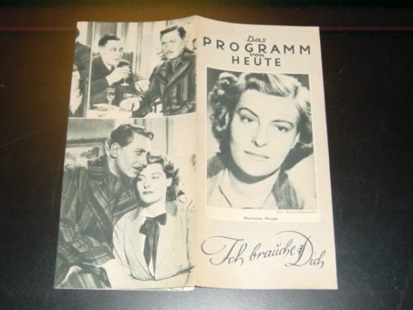 PvH: Ich brauche Dich, Marianne Hoppe, Willy Birgel,