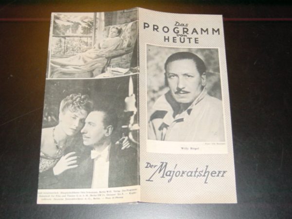 PvH: Der Majoratsherr, Willy Birgel, Anneliese Uhlig,