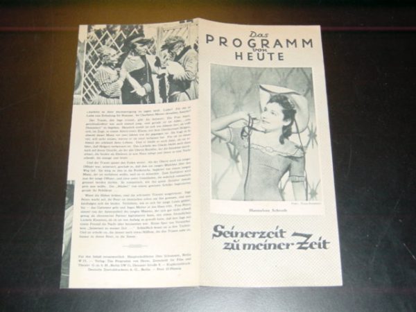 PvH: Seinerzeit zu meiner Zeit, Hannelore Schroth, P. Klinger,