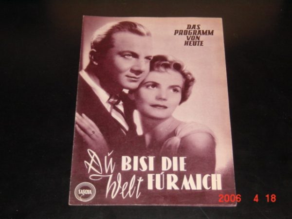 201: Du bist die Welt für mich, Rudolf Schock, A. Düringer,