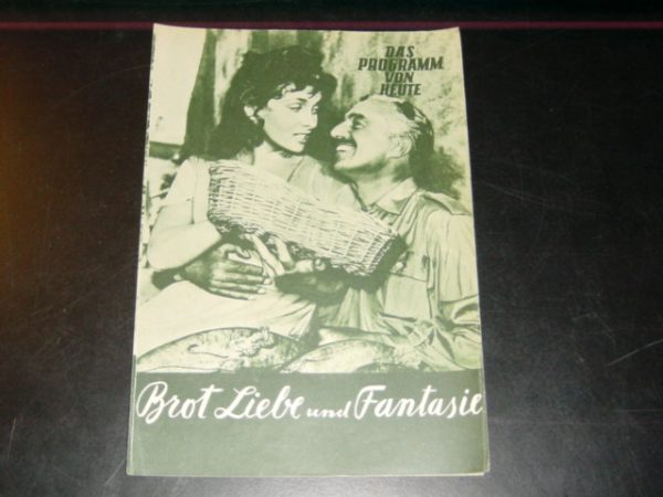 303: Brot Liebe und Fantasie, Gina Lollobrigida, Vittorio Sica