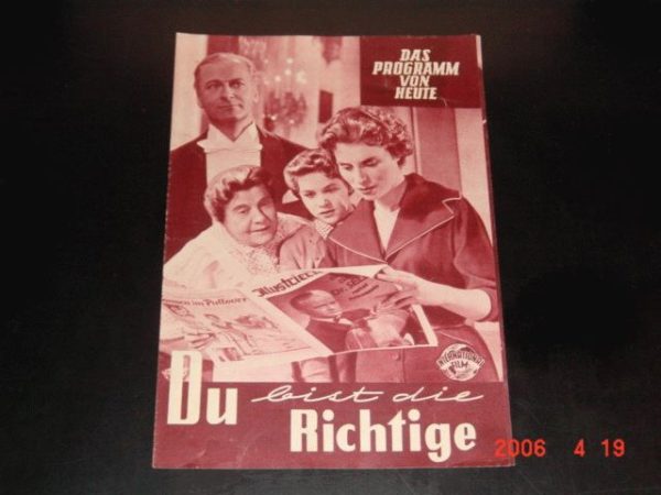 326: Du bist die Richtige, Curd Jürgens, Isa und Jutta Günther