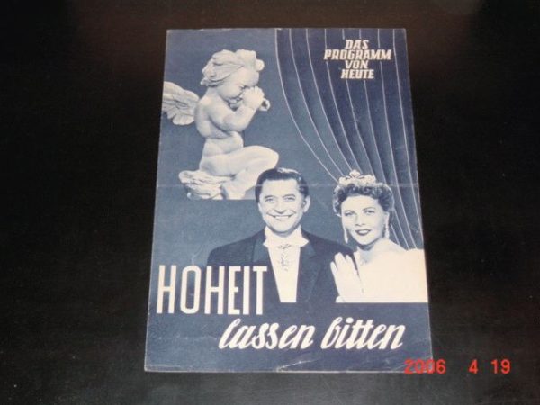 350: Hoheit lassen bitten, Hans Söhnker, Kurt Großkurth,