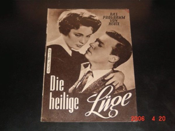 382: Die heilige Lüge, Karlheinz Böhm, Ulla Jacobsson,