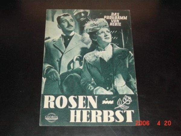 397: Rosen im Herbst, Ruth Leuwerik, Lil Dagover,