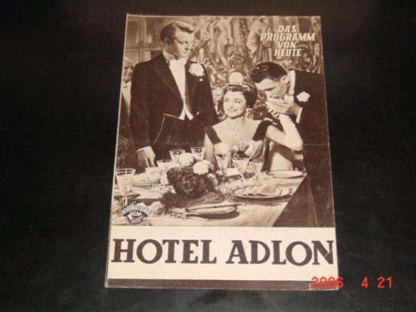 407: Hotel Adlon, Nadja Tiller, Rene Deltgen, Helmut Lohner,