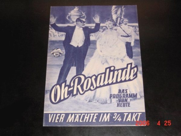 422: Oh - Rosalinde, Michael Redgrave, Ludmilla Tscherina,