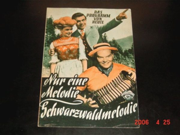 481: Nur eine Melodie Schwarzwaldmelodie, Willy Fritsch,