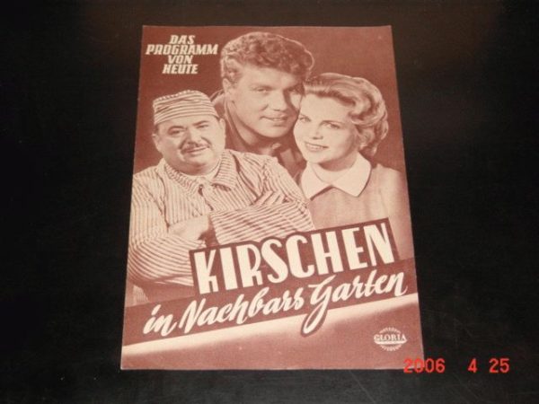 492: Kirschen in Nachbars Garten, Oskar Sima, Mario Adorf,