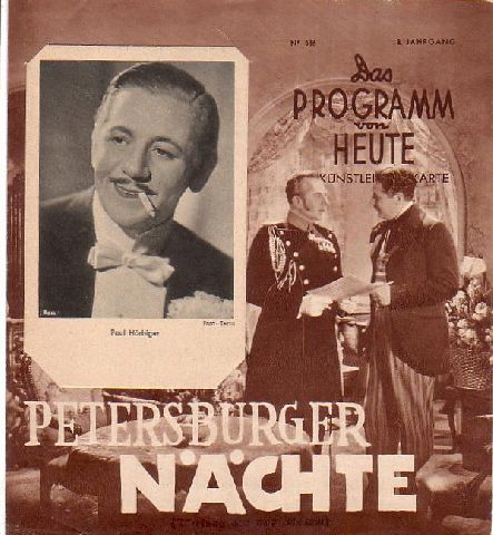 1649: Petersburger Nächte, Paul Hörbiger, Theo Lingen,