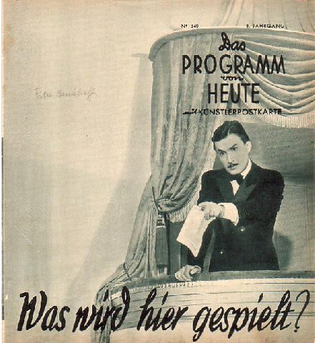1603: Was wird hier gespielt ? Theo Lingen, Otto Wernicke,