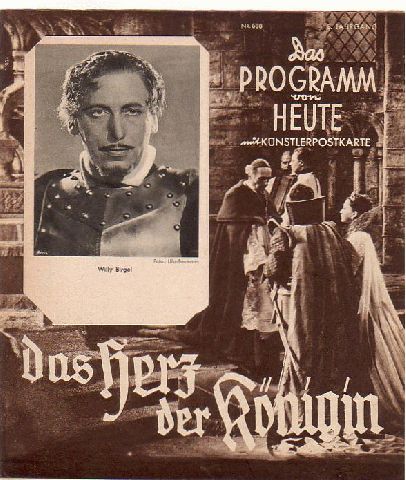 1663: Das Herz der Königin, Willy Birgel, Zarah Leander,