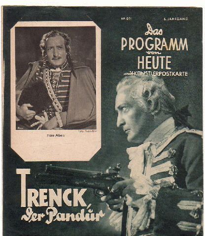 1664: Trenck, der Pandur, Hans Albers, Sybille Schmitz,