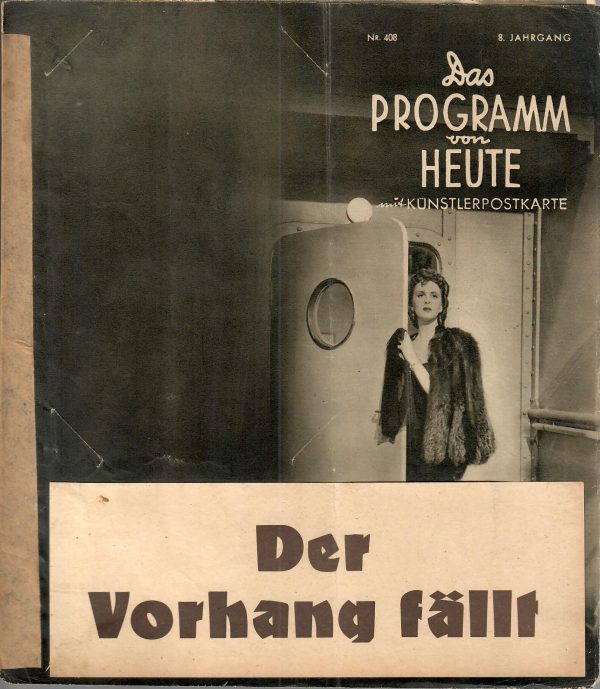 1471: Der Vorhang fällt ( Aufkleber ) Anneliese Uhlig, Rudolf Fernau,