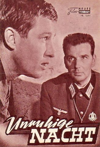 1244: Unruhige Nacht (Falk Harnck) Bernhard Wicki, Ulla Jacobsson, Hansjörg Felmy, Ann Savo, Erik Schuman, Werner Hinz, Werner Peters, Richard Münch, Paul Esser, Joseph Offenbach