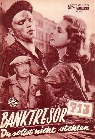 617: Banktresor 713 - Nicht stehlen (Werner Kingler) Hardy Krüger, Nadja Tiller, Martin Held, Hildegord Grethe, Helga Martin, Charles Regnier, Fritz Wagner, Margrit Reismann