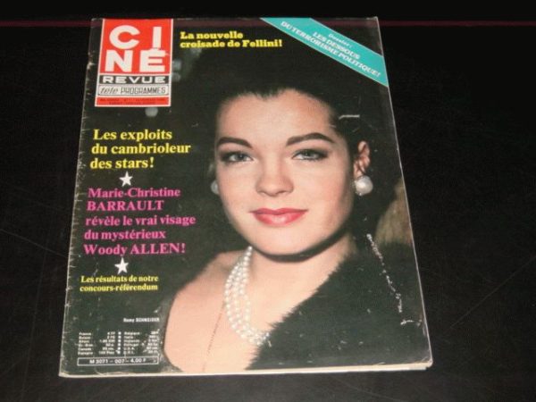Cine Revue 1980/7: Romy Schneider Cover !